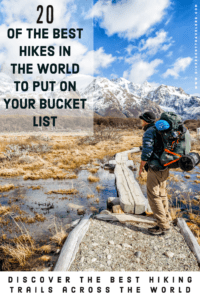 20 of the best hikes in the world to put on your bucket list Pintrest Pin