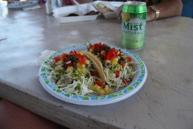 Road to Hana Braddah Hut Roadside BBQ Maui Fish Tacos