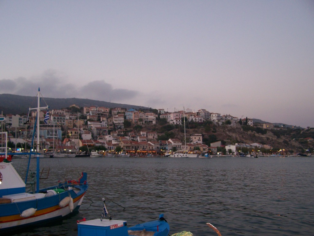 Pythagorio Harbor at Sunset Samos