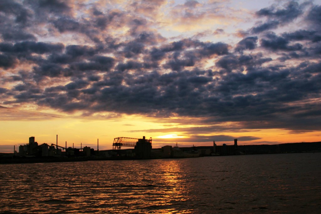 Grain Elevators at sunset Vista Fleet Sunset Dinner Cruise