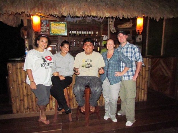 Our Group- The Adventurers with our Amazing Guide Steven Wasai Tambopata Lodge Peru