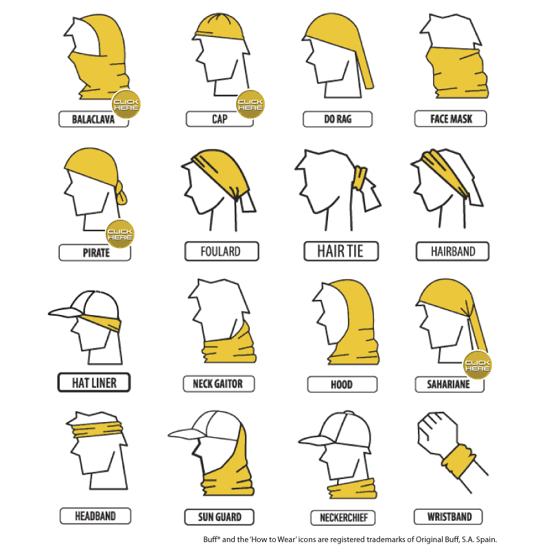 Despertar Espolvorear Cálculo How To Wear A Buff Headwear (Including 16 Easy Styles!)