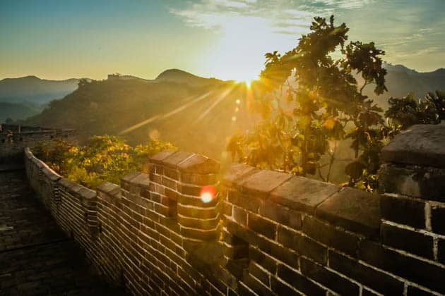Great Wall Jinshanling Sunrise Divergent Travelers