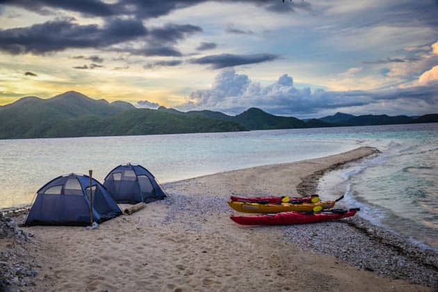 Camping in the Phillipines Kayaking Philippines Photos