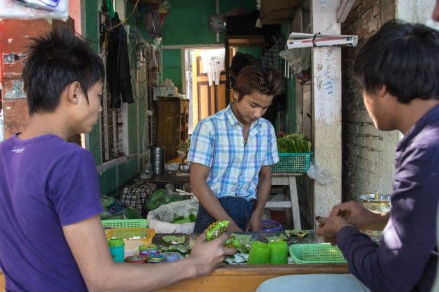 Betel Nut Chew Myanmar