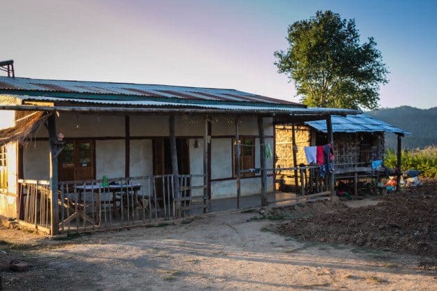 Shan State Village Sleeping with Rats inMyanmar