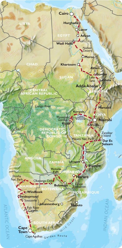 Cape Town to Cairo Oasis Overland