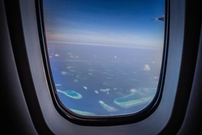 Maldives Photos Airplane View