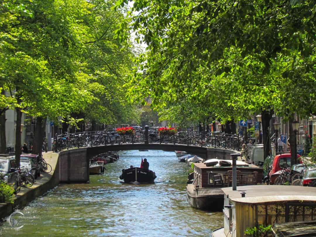 Canal in Amsterdam Netherlands