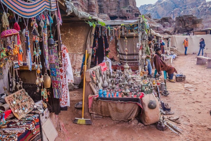 Market Lost City of Petra