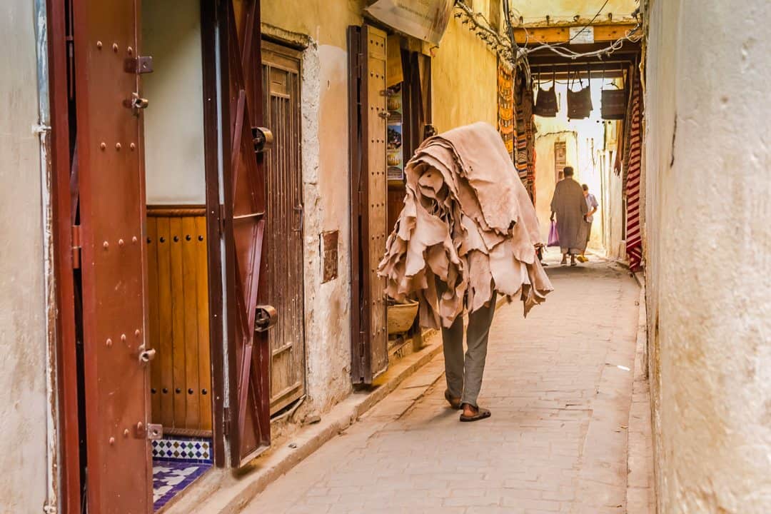 Street in Fes Morocco