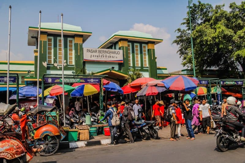 Street Market Yogyakarta Indonesia