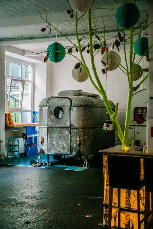 Camping in Berlin Germany