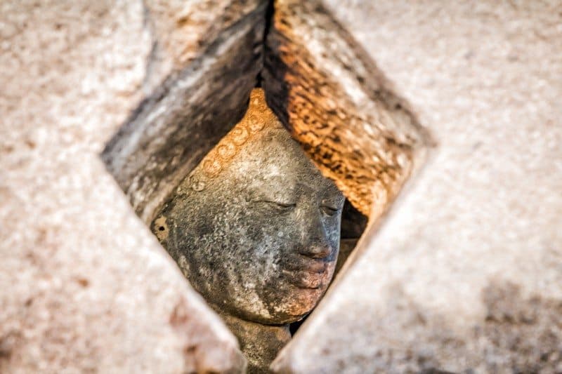 Borobudur Temple Face Indonesia