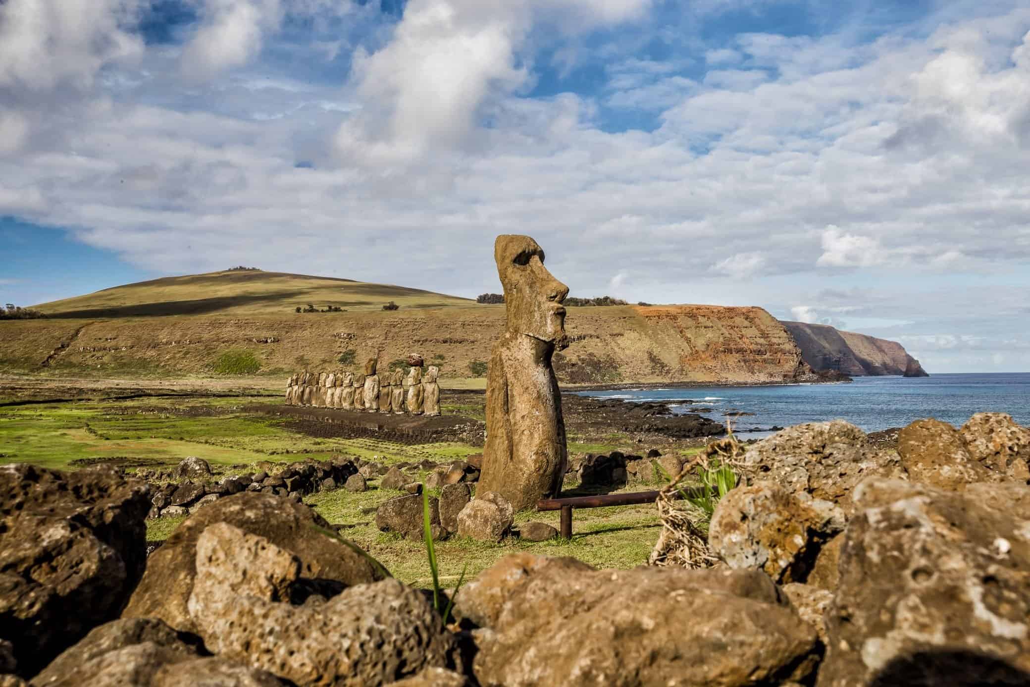 Rapa Nui National Park Moai Of Easter Island Rapa Nui National Park Moai Of Easter Island