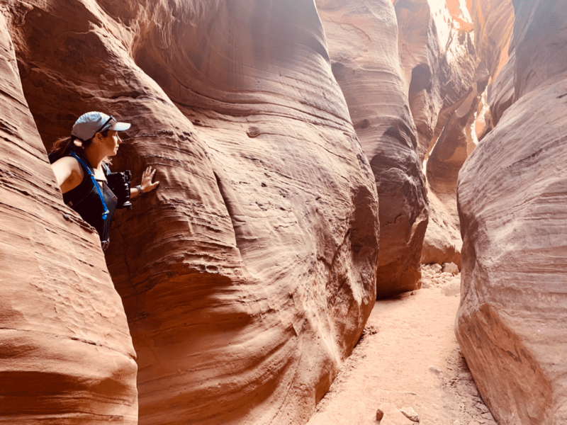 Slot canyon of Kanab, Utah.