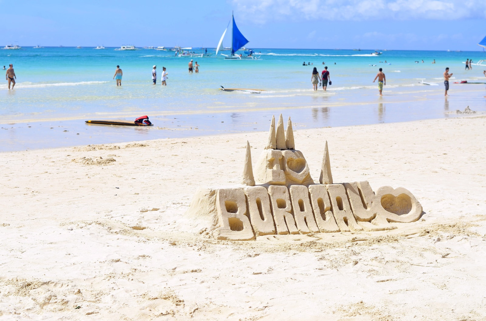 tourist in boracay