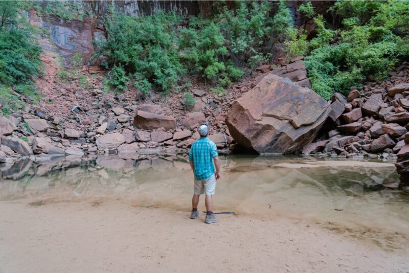 David Stock at Emerald Pools Trail in Zion National Park.