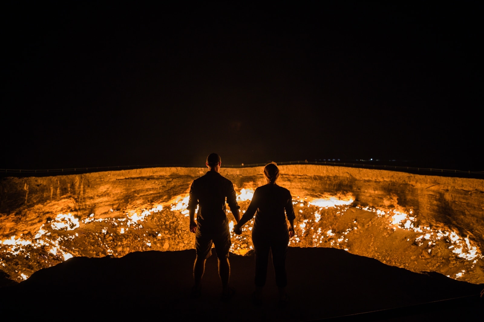Door to Hell (darvaza gas crater) in Turkmenistan