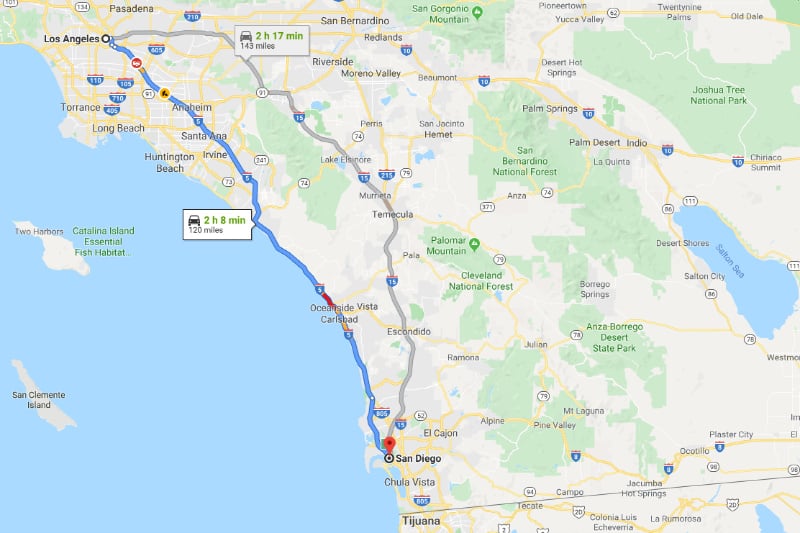 tour from la to san diego