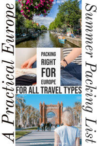 A Practical Europe Summer Packing List For All Travel Types By Americas Adventure Couple