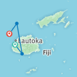 The best Fiji tours Map