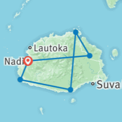 The best Fiji tours map