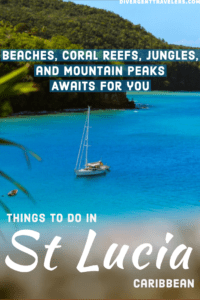 Things to do in St Lucia Pinterest Pin