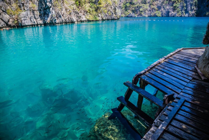 Kayangan Lago Coron Palawan, Filipinas