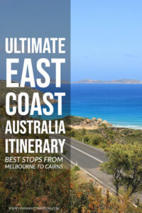 Ultimate East Coast Australia Itinerary: Best Stops from Melbourne to Cairns Pinterest Pin by Divergent Travelers Adventure Travel Blog
