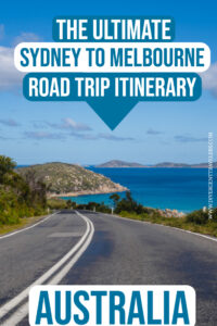 Sydney to Melbourne road trip pintrest guide.