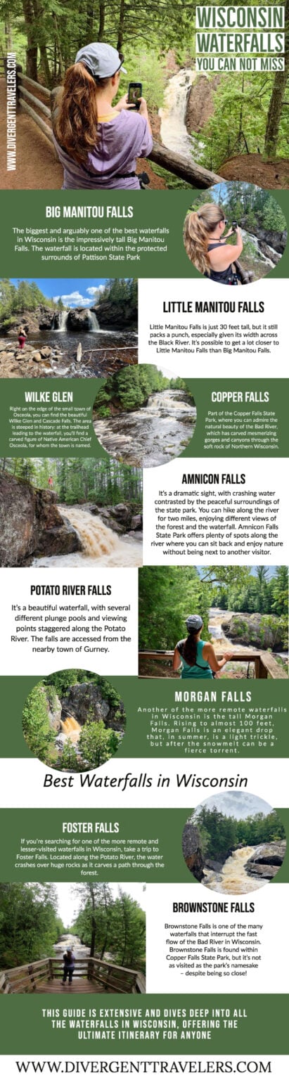 15 Amazing Waterfalls in Wisconsin & Where to Find Them