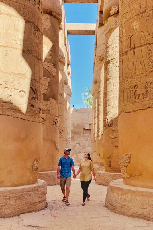 Lina & David Stock in Luxor, Egypt