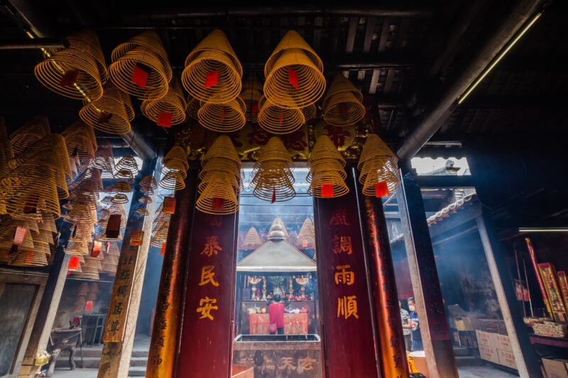 Temple in Macau - Asia Travel