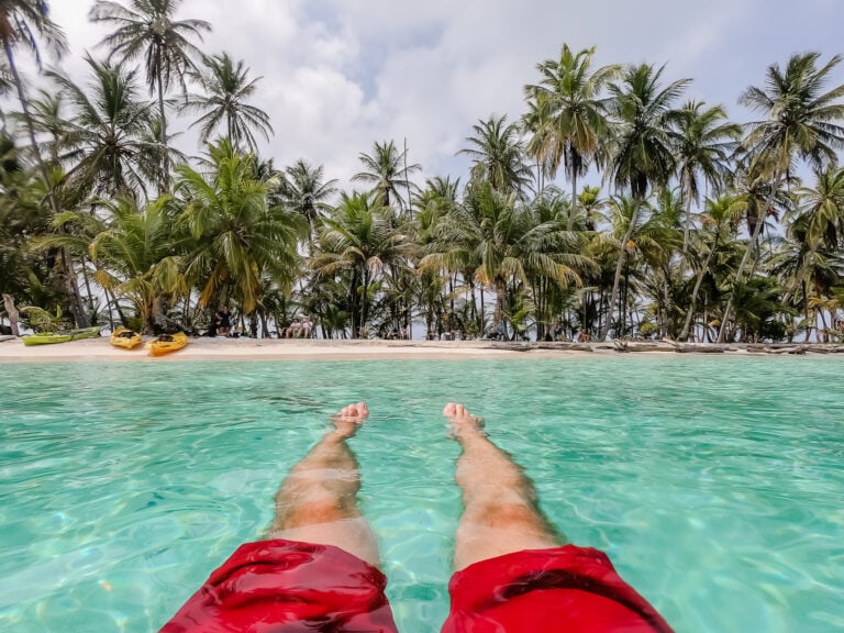 David Stock in San Blas Islands - Central America Travel