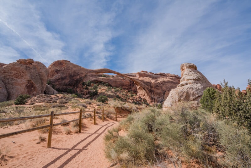 Landscape Arch Hike in Arches National Park