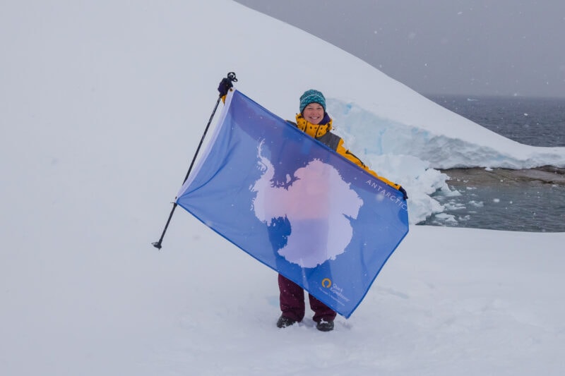 Lina Stock in Antarctica