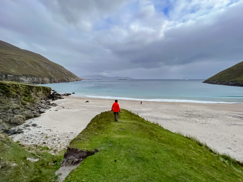David Stock at Keem Beach in Achill Island, Ireland