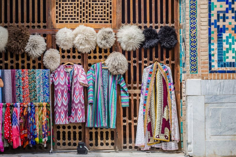 Registan Square, Samarkand, Uzbekistan artisan shop