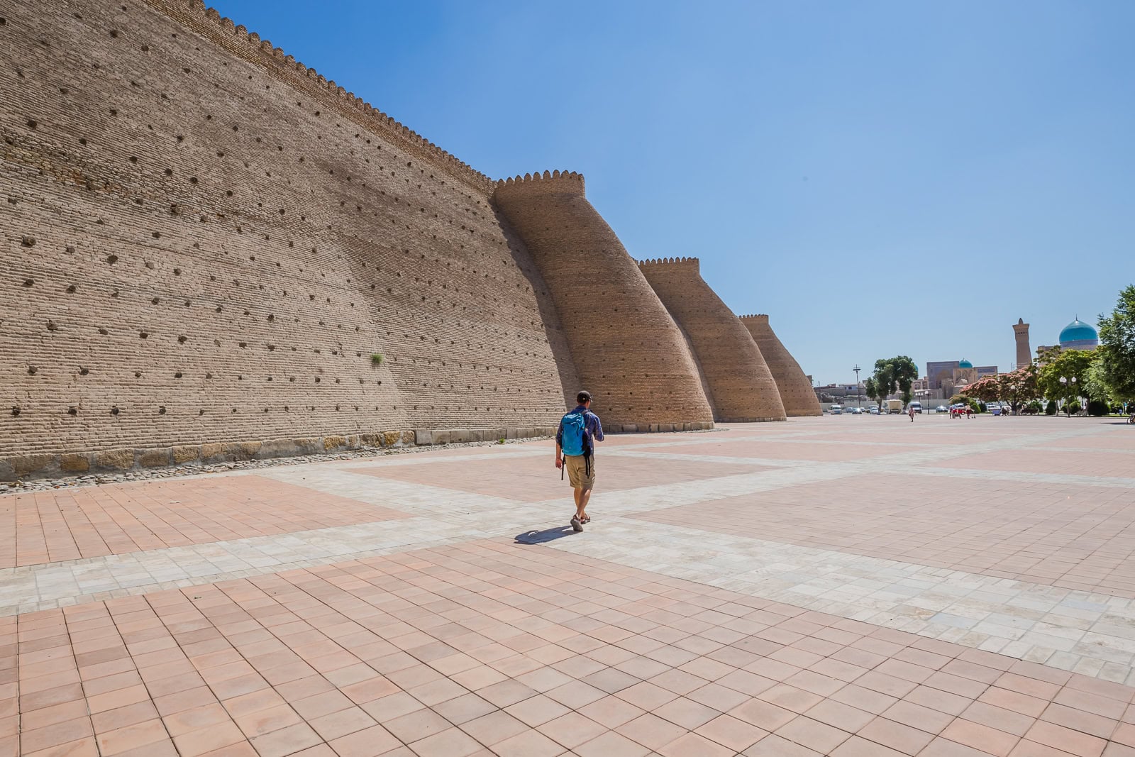 Ark Fortress with David Stock, Bukhara, Uxbekistan
