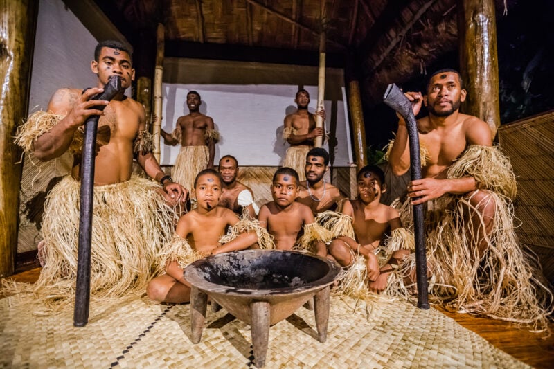 kava ceremony in Fiji