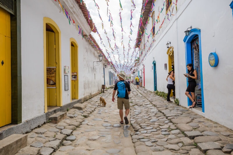 David Stock in Paraty, Brazil