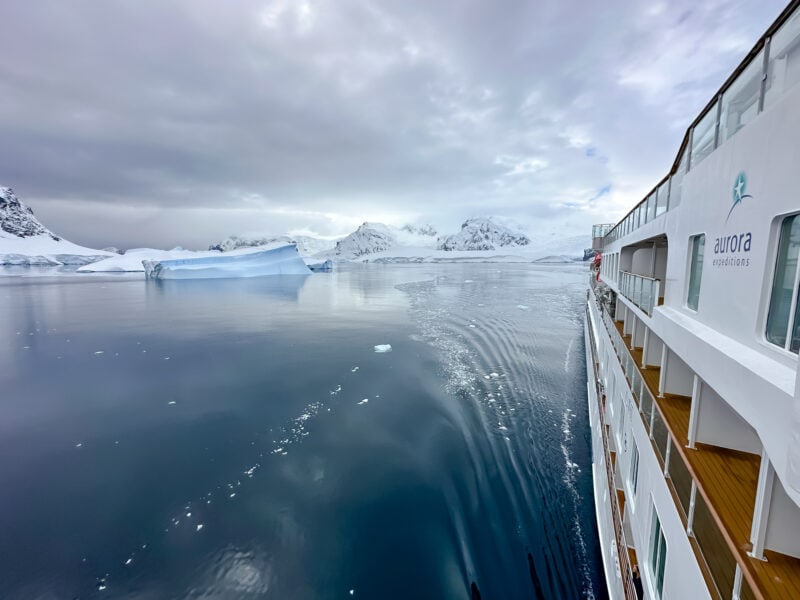 Aurora Expeditions Greg Mortimer in Antarctica