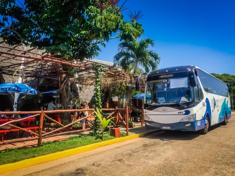 Viazul bus in Cuba
