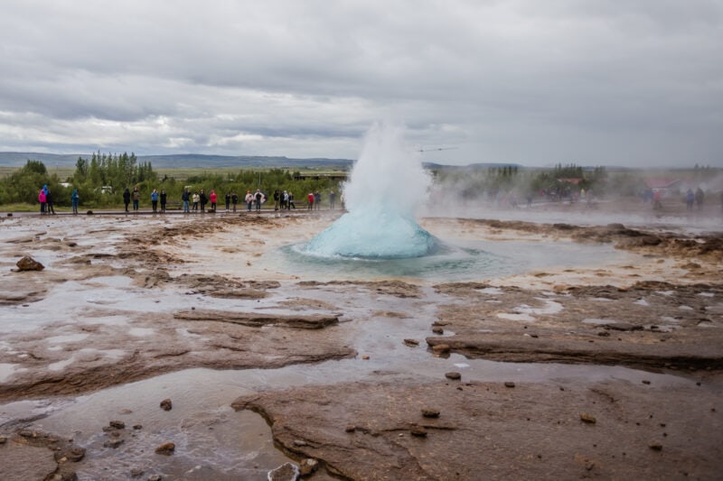 Golden Circle Geysir in Iceland